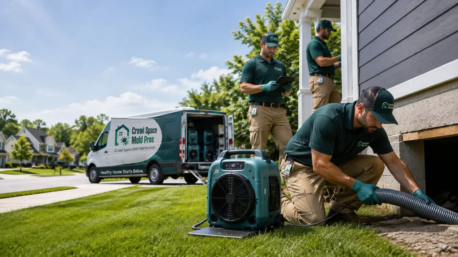 Crawl Space Mold Removal in Wells, ME